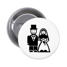 Hochzeitspaare Anstecknadel