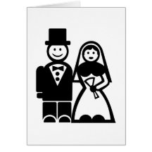 Hochzeitspaare Grußkarten