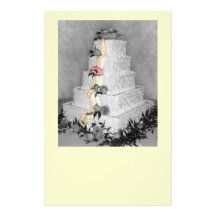 Hochzeitstorte Büropapier