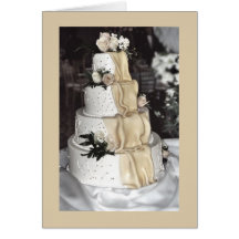 Hochzeitstorte-Karte