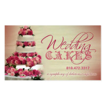 Hochzeitstorte-Konfektionsartikel-Event-Planer Visitenkarten Vorlage