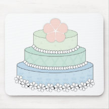 Hochzeitstorte-Mausunterlage Mauspads