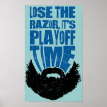 Hockey-Endspiel-Bart Plakatdruck
