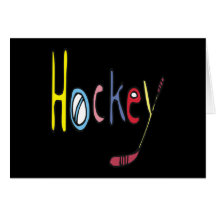 Hockey Grußkarte