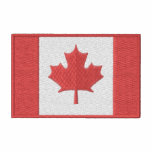 Hockey - Kanada, mit Flagge Besticktes Kapuzenpulli