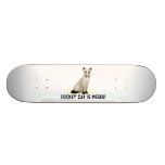 Hockey-Katze Pissed Personalisierte Skateboarddecks