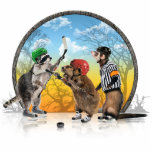 Hockey-Lebewesen-klassische Foto-Skulptur Acrylausschnitte
