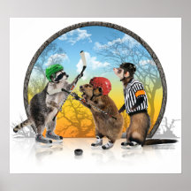 Hockey-Lebewesen-klassischer Druck Plakatdrucke
