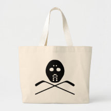 Hockey-Schutzmaske und Stockikone Tasche