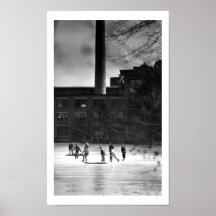 Hockey-Skate Posterdrucke