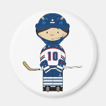 Hockey-Spieler-Magnet Kühlschrankmagnete