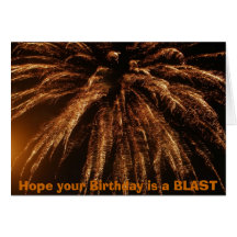 Hoffen Sie, dass Ihr Geburtstag eine EXPLOSION ist Karte