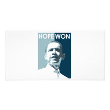 Hoffnung gewann T-Shirt Bild Karte