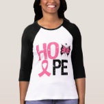 Hoffnungs-Brustkrebs-Bewusstsein T-shirts