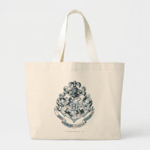 Hogwarts Wappen-Blau Einkaufstaschen