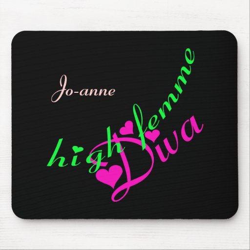 Hohe Femme Diva-kundengerechte Mausunterlage Mauspad
