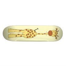 Hohe niedliche Giraffe. Cartoon-Tier Individuelle Decks