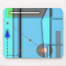 Hohe Techie Digital Kunst Mousepad