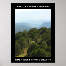 Hohes Land Arizonas Plakatdruck