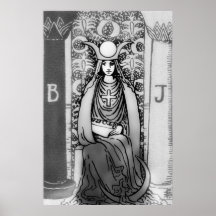 Hohes Priesterin-Tarot Posterdrucke