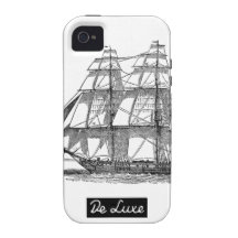 "Hohes Schiff" De Luxe Designs iPhone 4/4s Fall