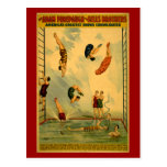 Hohes Tauchen-/TauchZirkus-Plakat Postkarten