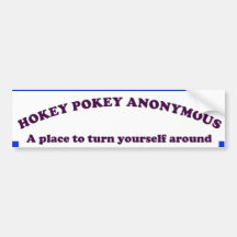 HOKEY POKEY ANONYM AUTOSTICKER
