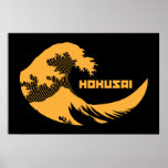 Hokusai - die große Welle Poster