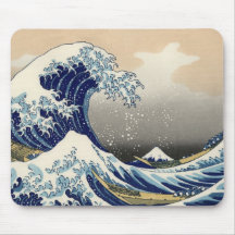 Hokusai: Die große Welle von Kanagawa Mousepads