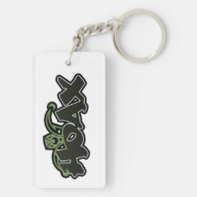 Hokuspokus Keychain (Doppeltes versah) mit Seiten Schlüsselanhängern