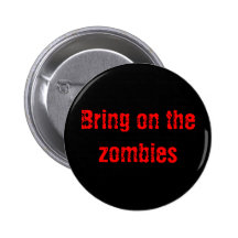 Holen Sie auf den Zombie-Knopf Anstecknadelbutton
