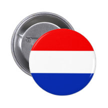 Holland-Flagge Button