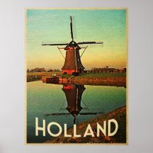 Holland-Windmühle Plakatdruck