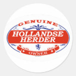 Hollandse Hirte Runder Sticker