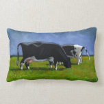 Holstein-Kühe: Ursprüngliche Pastellkunst: Molkere Zierkissen
