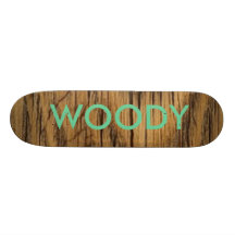 Holz, WOODY Personalisiertes Skatedeck