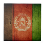 Hölzerne Afghanistan-Flagge; Afghanisch Keramikkacheln