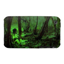 Hölzerne Nymphen-Fall iPhone 3 Case-Mate Hüllen