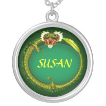 Hölzerner Drache 2013 Personalisierte Halskette