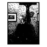 Holzschnitt J. - K. Huysmans Postkarte