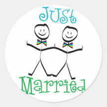 Homosexuell-gerade verheiratete Bevorzugungen Stickers
