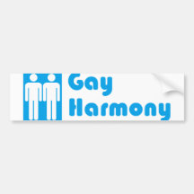 Homosexueller Harmonie-Autoaufkleber