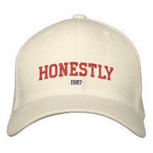 HoNesTLY/1987 gestickte Kappe Bestickte Kappen