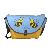 Honig-Bienen mit Herzen Kuriertaschen
