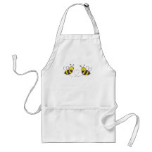 Honig-Bienen mit Herzen Schürzen
