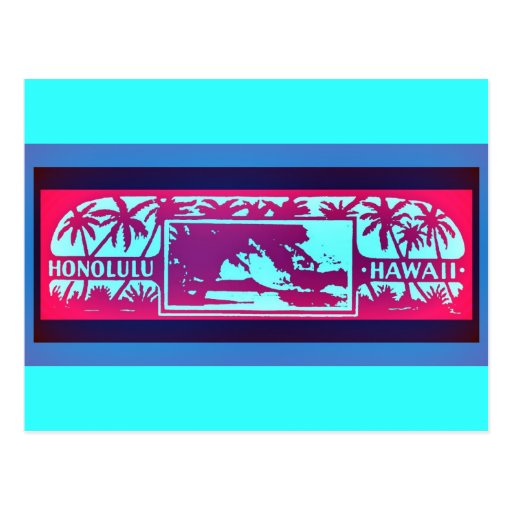 HONOLULU HAWAII POSTKARTE