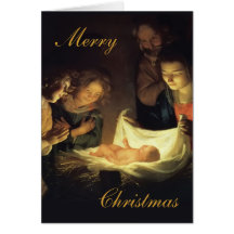 Honthorst klassische Weihnachtskarte