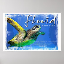 Honu Leben durch Gregory Gallo Poster