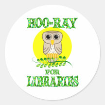 Hoo-Strahl für Bibliotheken Stickers
