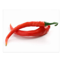 hor Chili-Paprikaschoten Postkarten